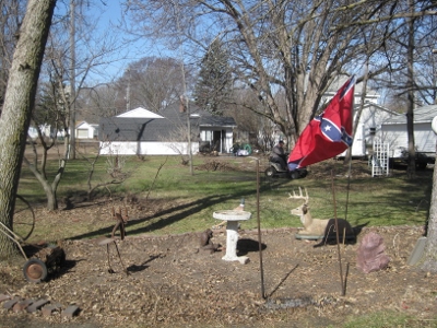 Dennis mulching leaves